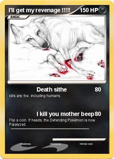 Pokemon I'll get my revenage !!!!!