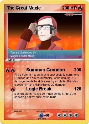 Pokemon The Great Maxie