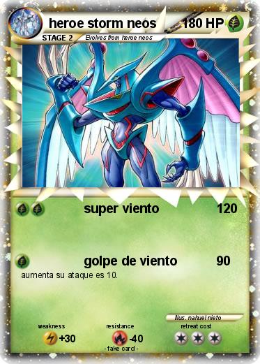 Pokemon heroe storm neos
