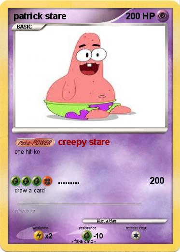 Pokemon patrick stare