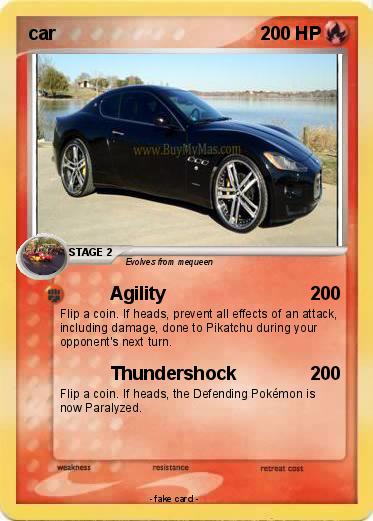 Pokemon car