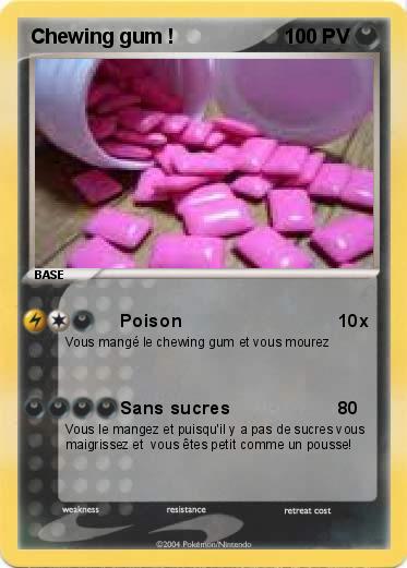 Pokemon Chewing gum ! 