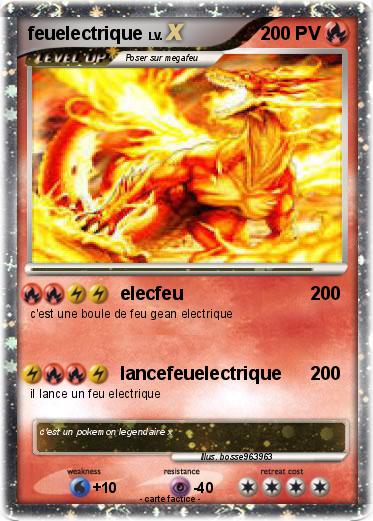Pokemon feuelectrique
