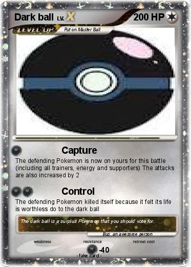 Pokemon Dark ball