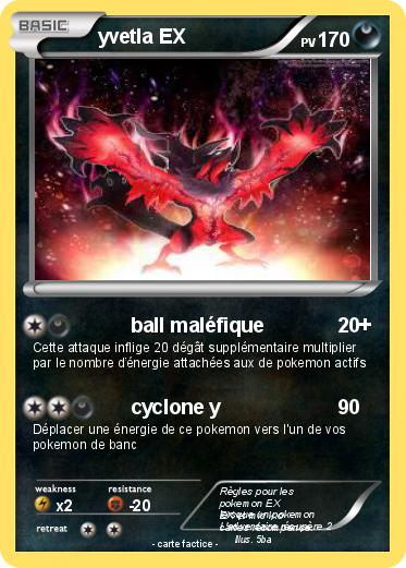 Pokemon yvetla EX