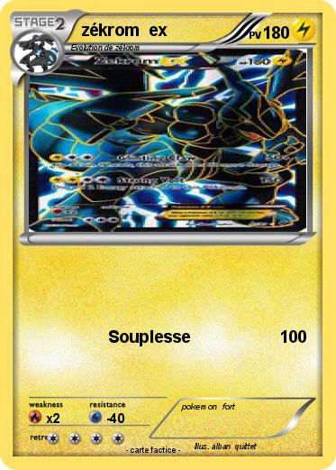 Pokemon zékrom  ex