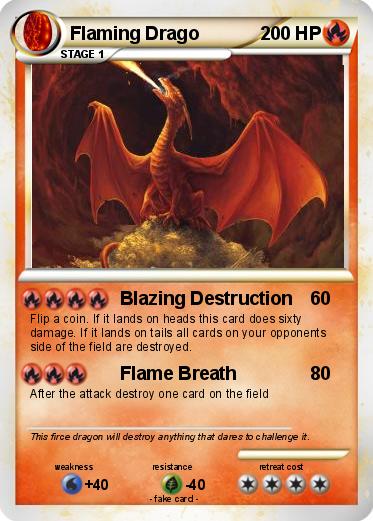 Pokemon Flaming Drago