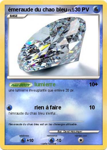 Pokemon émeraude du chao bleu