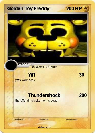 Pokemon Golden Toy Freddy
