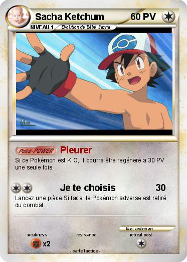 Pokemon Sacha Ketchum