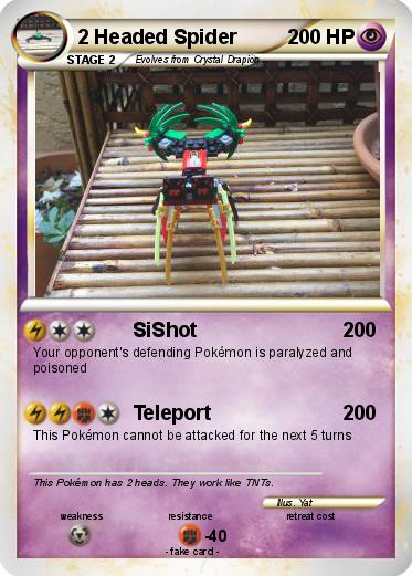 Pokemon 2 Headed Spider