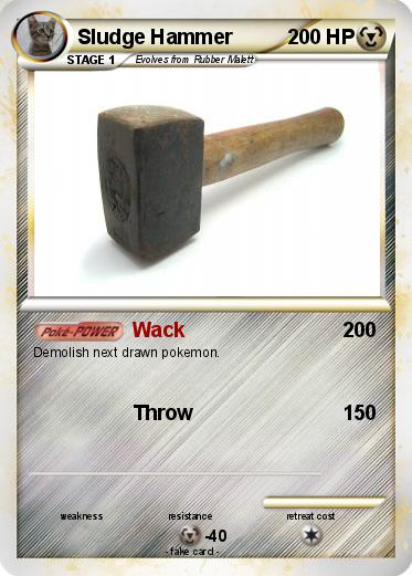 Pokemon Sludge Hammer