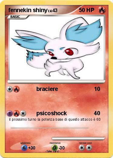 Pokemon fennekin shiny