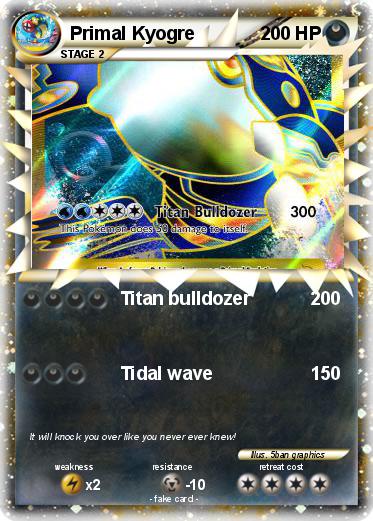 Pokemon Primal Kyogre