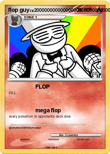 Pokemon flop guy