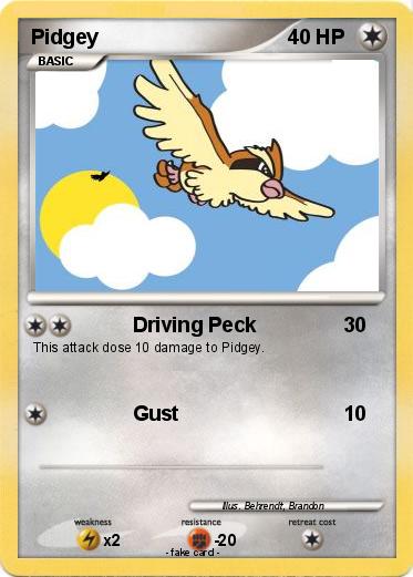 Pokemon Pidgey