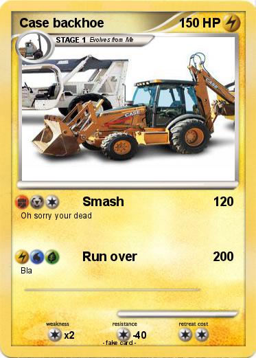 Pokemon Case backhoe