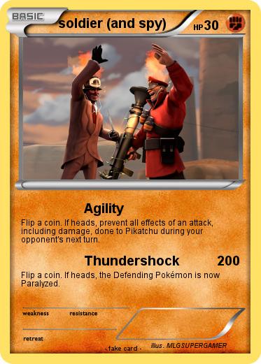 Pokemon soldier (and spy)