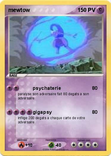 Pokemon mewtow
