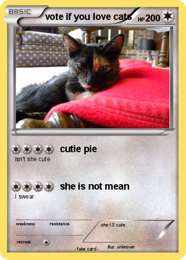 Pokemon vote if you love cats