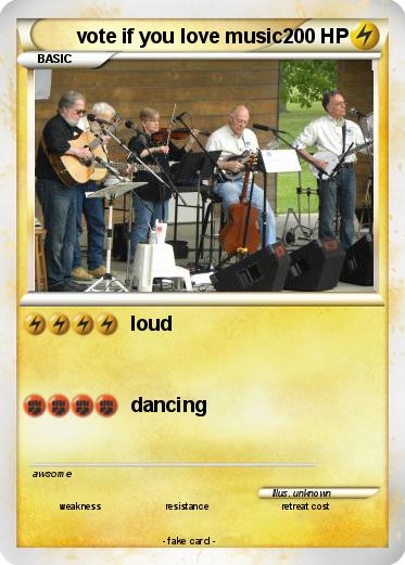 Pokemon vote if you love music