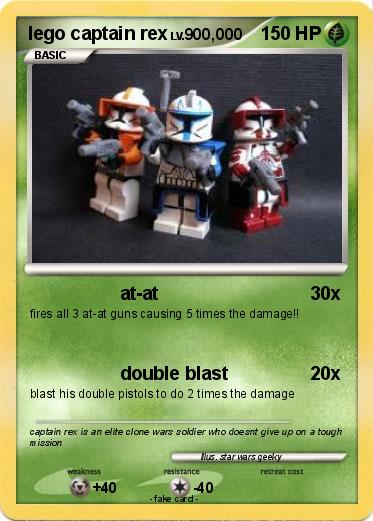 Pokemon lego captain rex