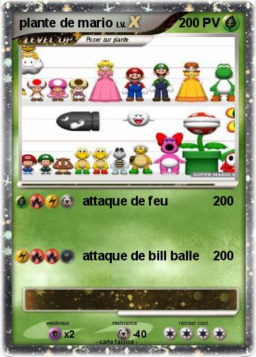 Pokemon plante de mario