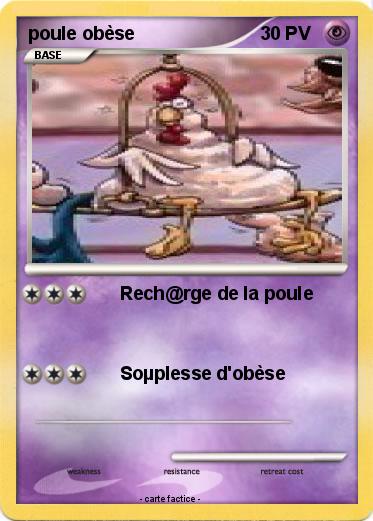 Pokemon poule obèse