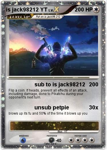 Pokemon is jack98212 YT