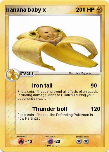 Pokemon banana baby x