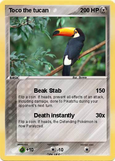 Pokemon Toco the tucan