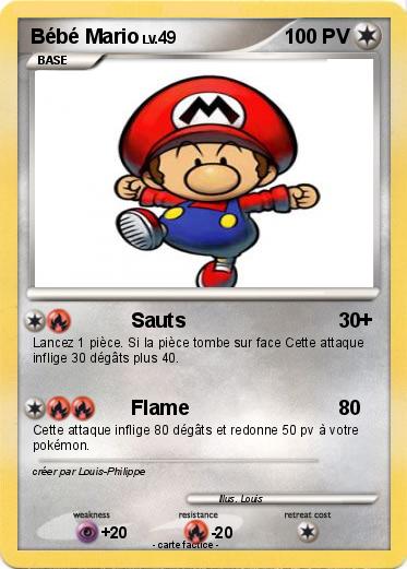 Pokemon Bébé Mario
