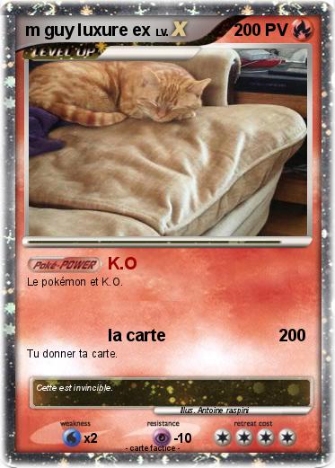 Pokemon m guy luxure ex