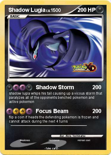 Pokemon Shadow Lugia