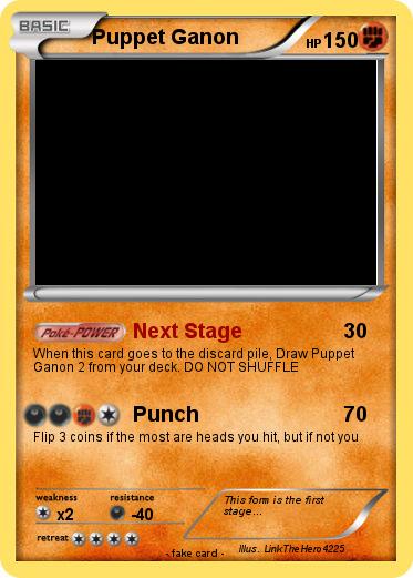 Pokemon Puppet Ganon