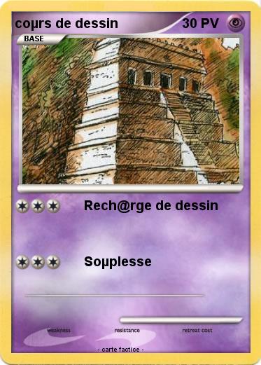Pokemon coµrs de dessin