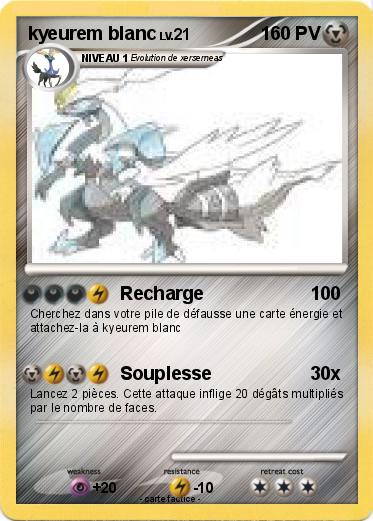 Pokemon kyeurem blanc