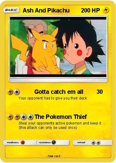 Pokemon Ash And Pikachu