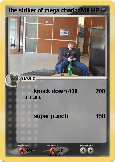 Pokemon the striker of mega charizard