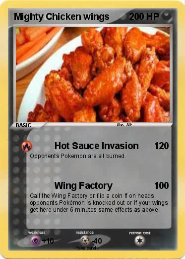 Pokemon Mighty Chicken wings