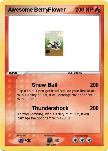 Pokemon Awesome BerryFlower