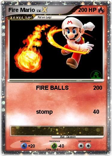 Pokemon Fire Mario