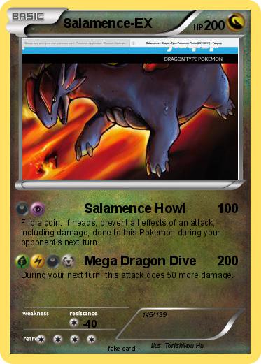 Pokemon Salamence-EX
