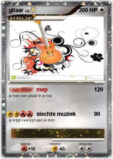 Pokemon gitaar