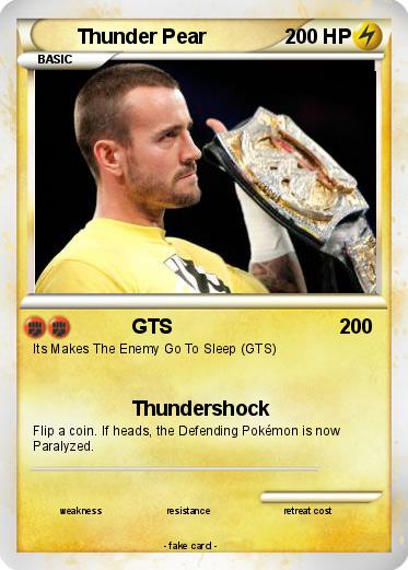 Pokemon Thunder Pear