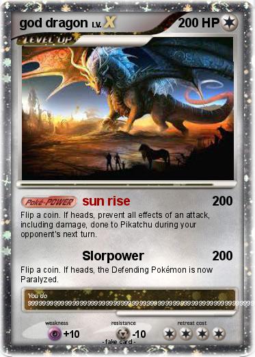 Pokemon god dragon