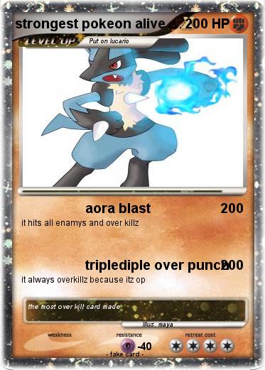 Pokemon strongest pokeon alive