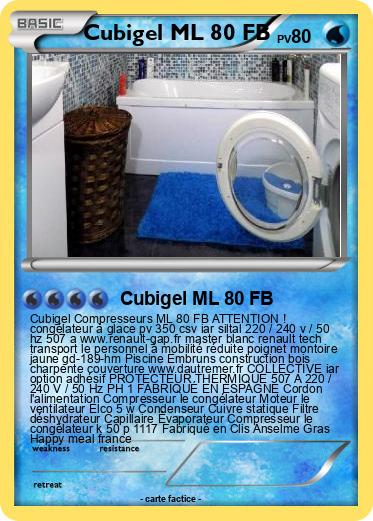 Pokemon Cubigel ML 80 FB