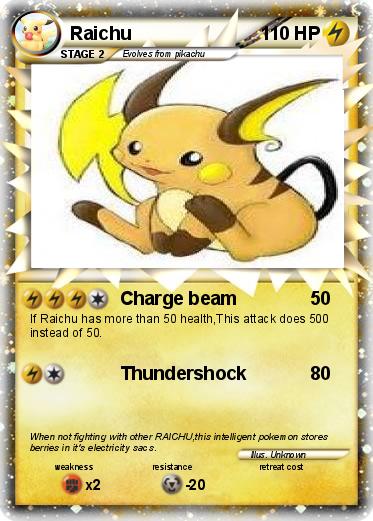 Pokemon Raichu