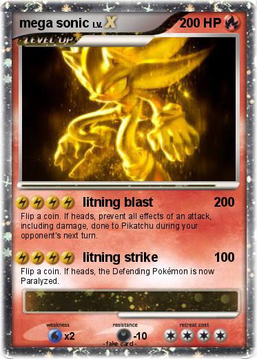Pokemon mega sonic